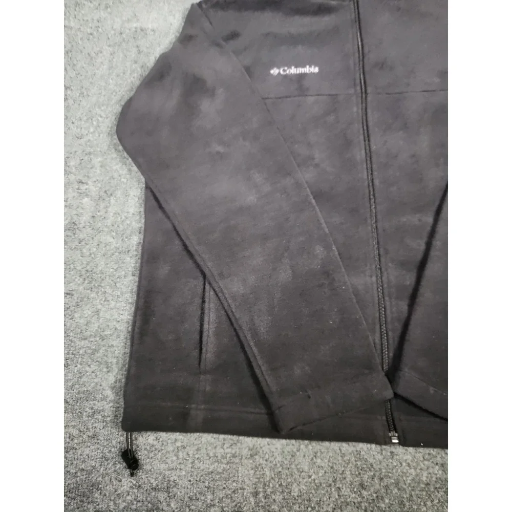 Columbia Steens Mountain 2.0 Full Zip Fleece Jacket BLACK Men XL VM6113